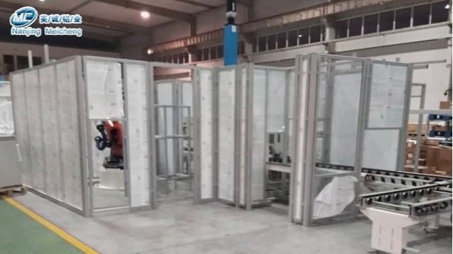 鋁型材設(shè)備防護圍欄 鋁型材設(shè)備防護圍欄